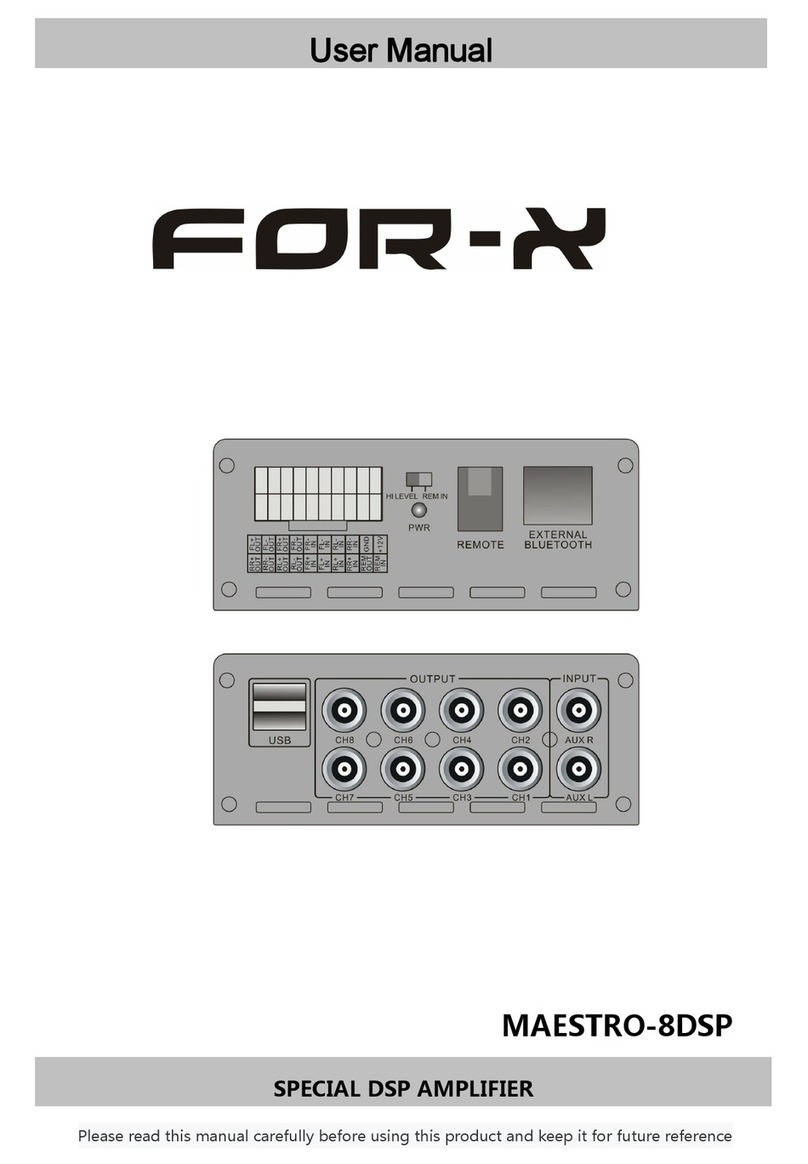 For-x MAESTRO-8DSP user manual