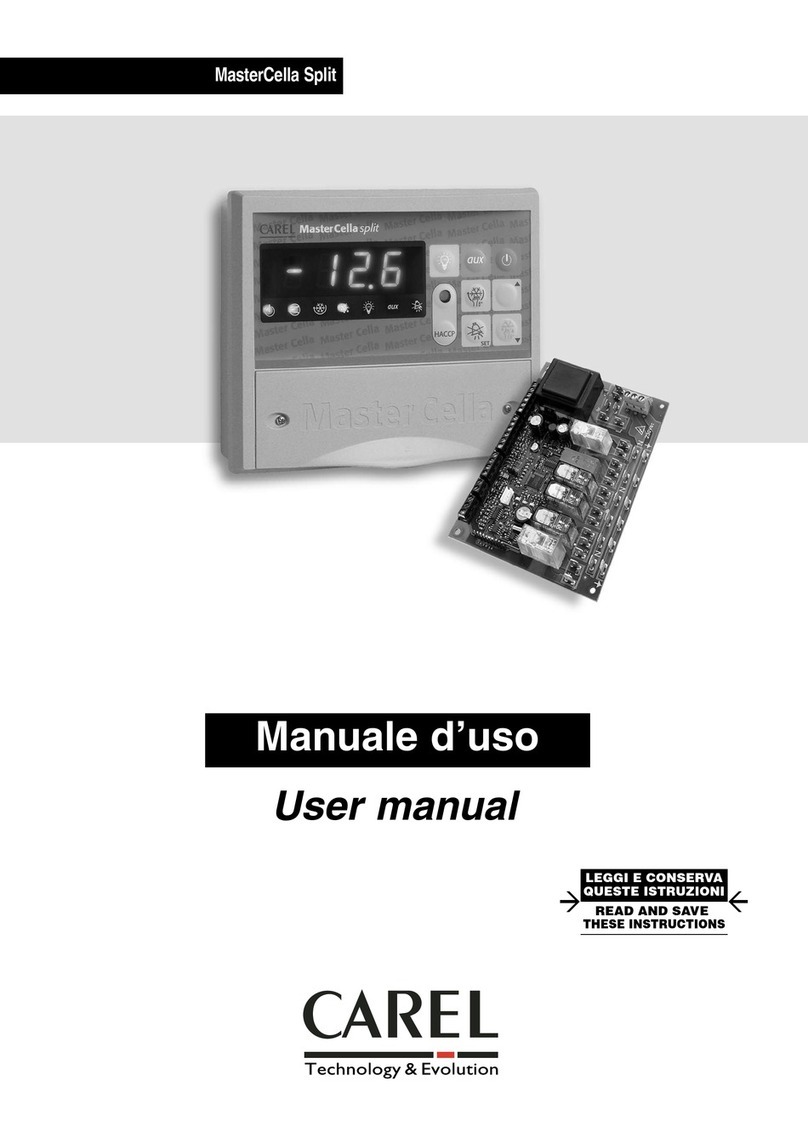 Carel MasterCella Split user manual Carel MasterCella Split user manual