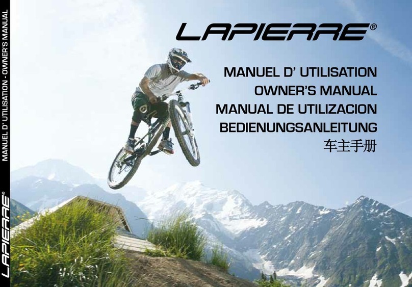 Lapierre 3 FPS2 X-Control owner's manual