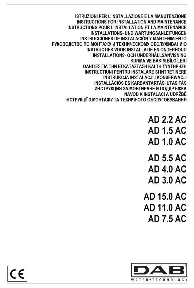 DAB AD 2.2 AC Operating and maintenance manual