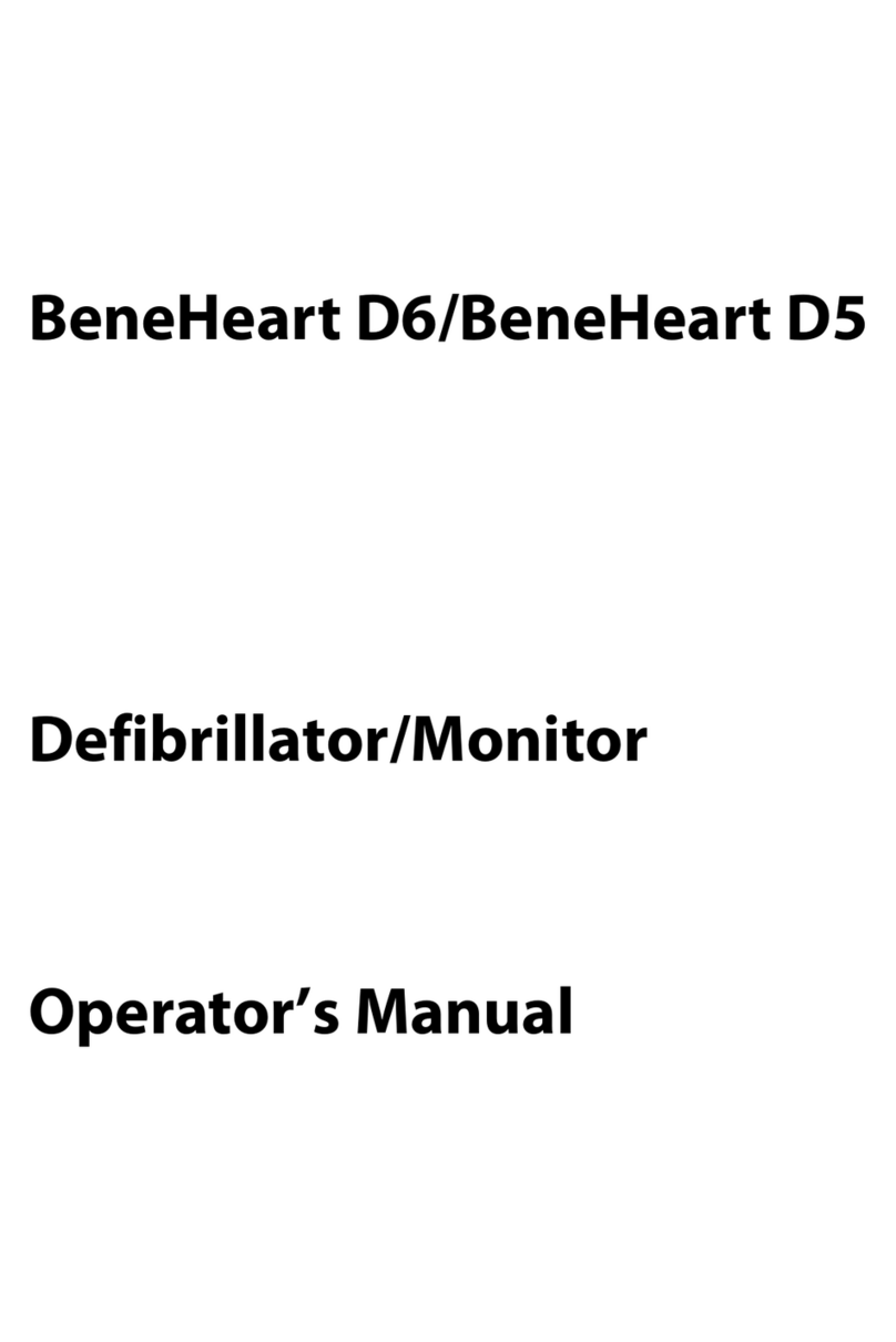 Shenzhen Mindray Bio-Medical Electronics BeneHeart D6 Operator's manual Shenzhen Mindray Bio-Medical Electronics BeneHeart D6 Operator's manual
