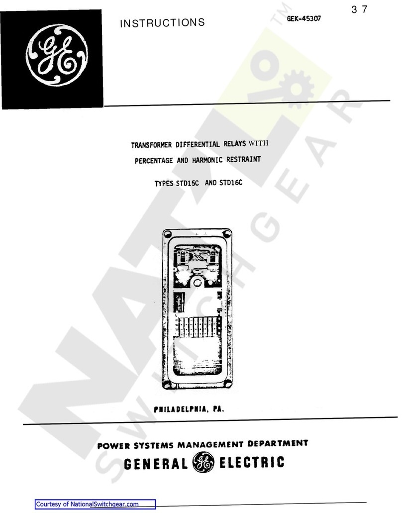 GE STD15C User manual
