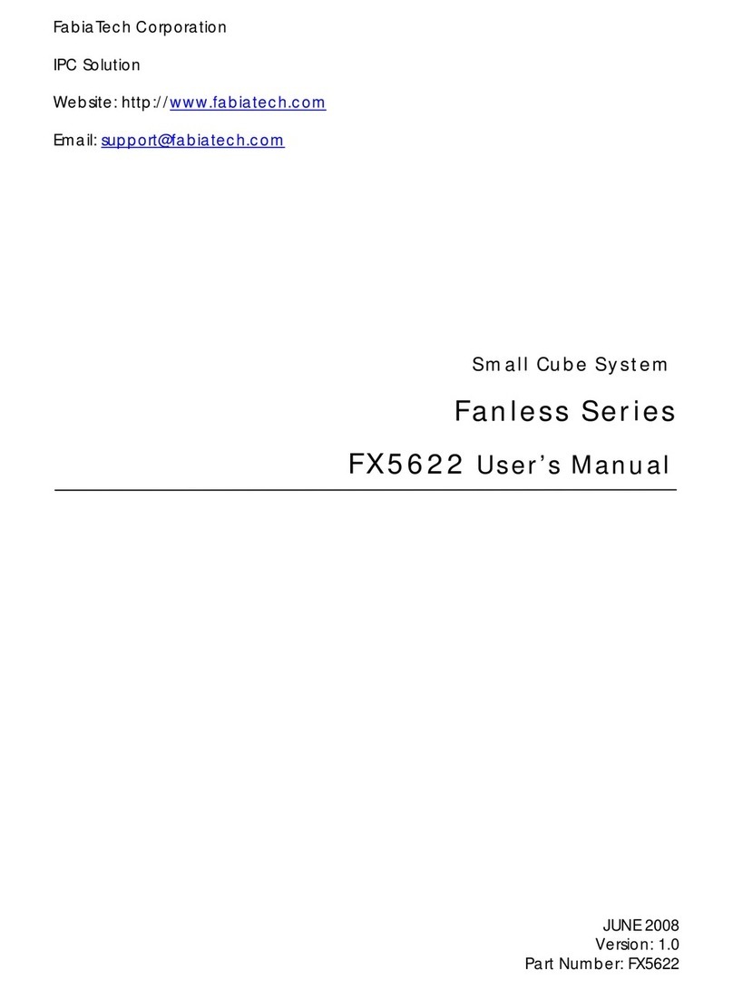 FabiaTech Fanless Series user manual
