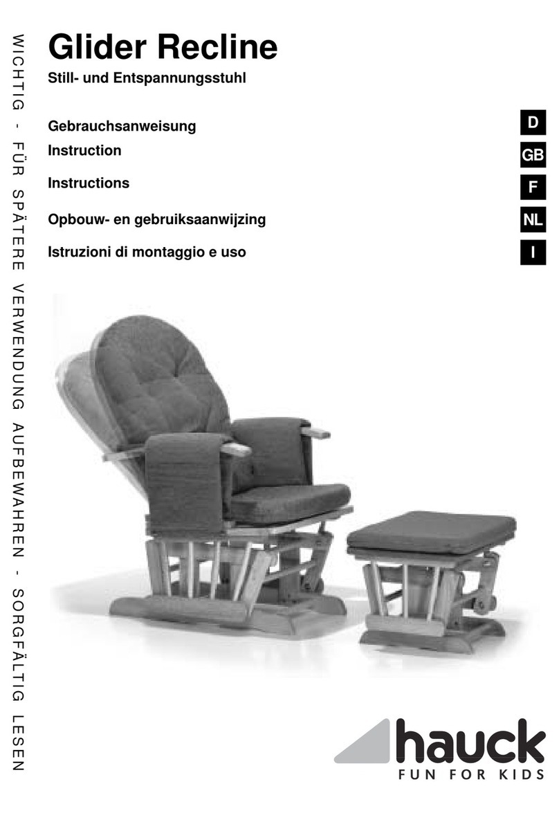 Hauck Glider Recline User manual