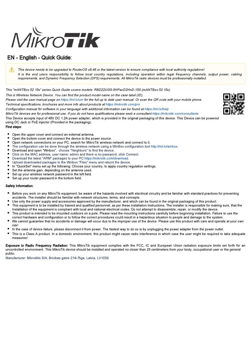 MikroTik D2352AC quick guide