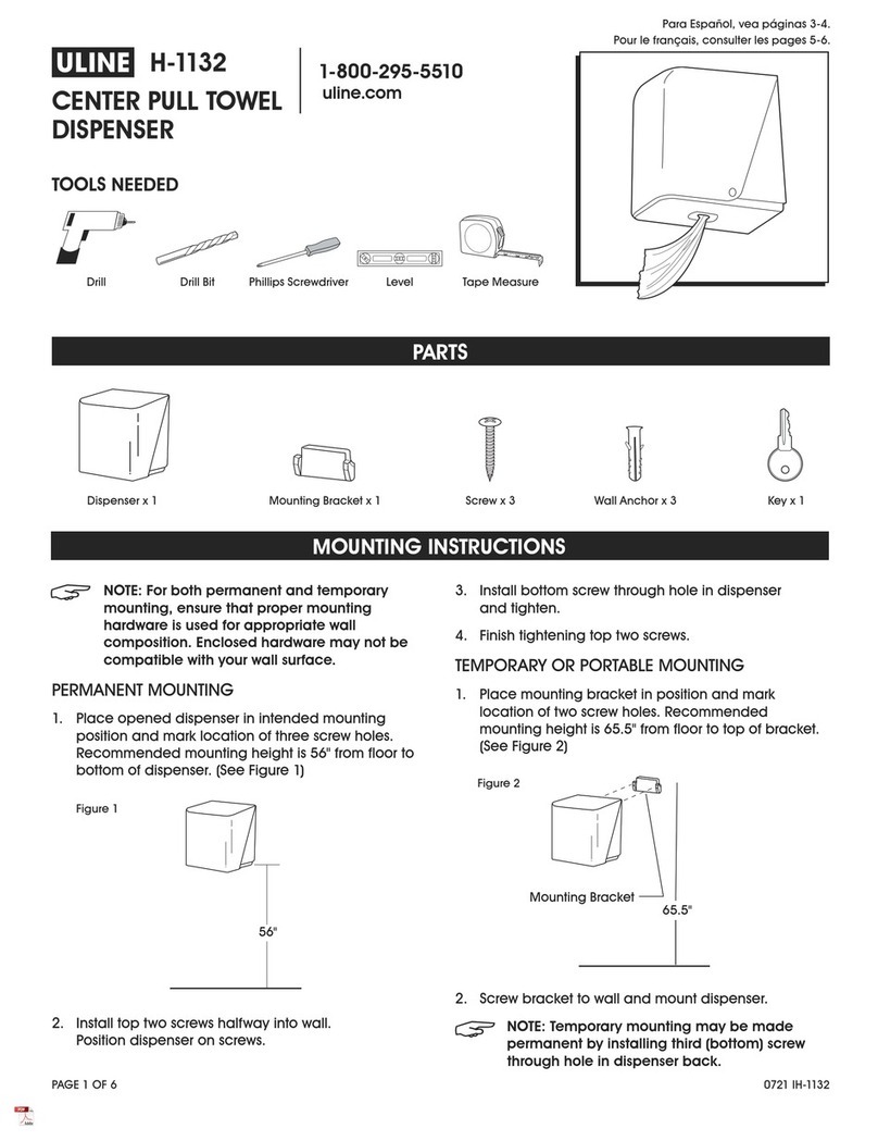 U-Line H-1132 User manual