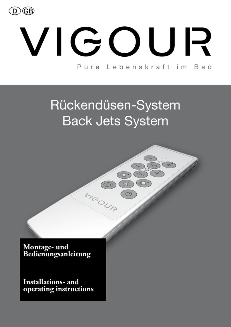 VIGOUR DERBY BASIC 362632 Installation and operating instructions