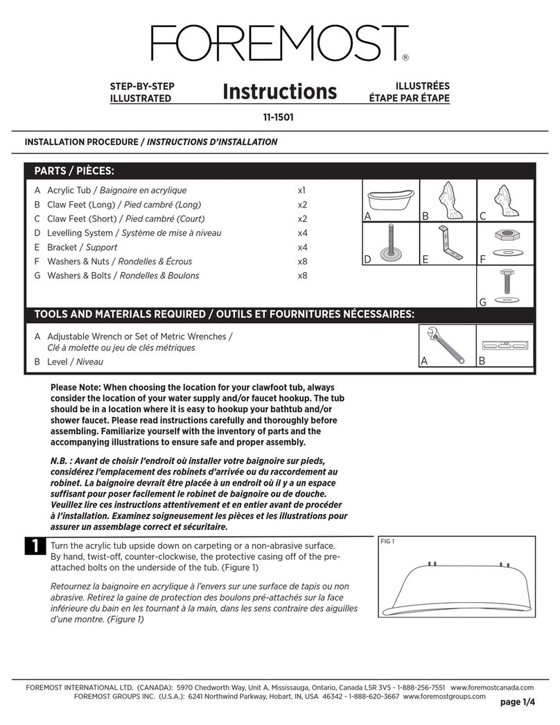 Foremost 11-1501 instructions