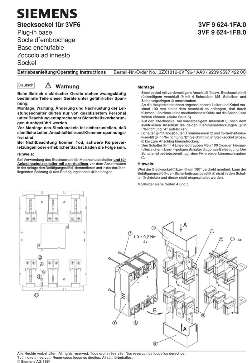 Siemens 3VF 9 624-1FA.0 operating instructions Siemens 3VF 9 624-1FA.0 operating instructions