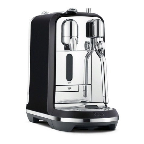 Nespresso Sage CREATISTA PLUS User manual