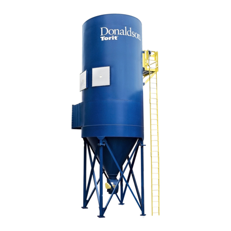 Donaldson Torit RP Baghouse Installation and operation manual