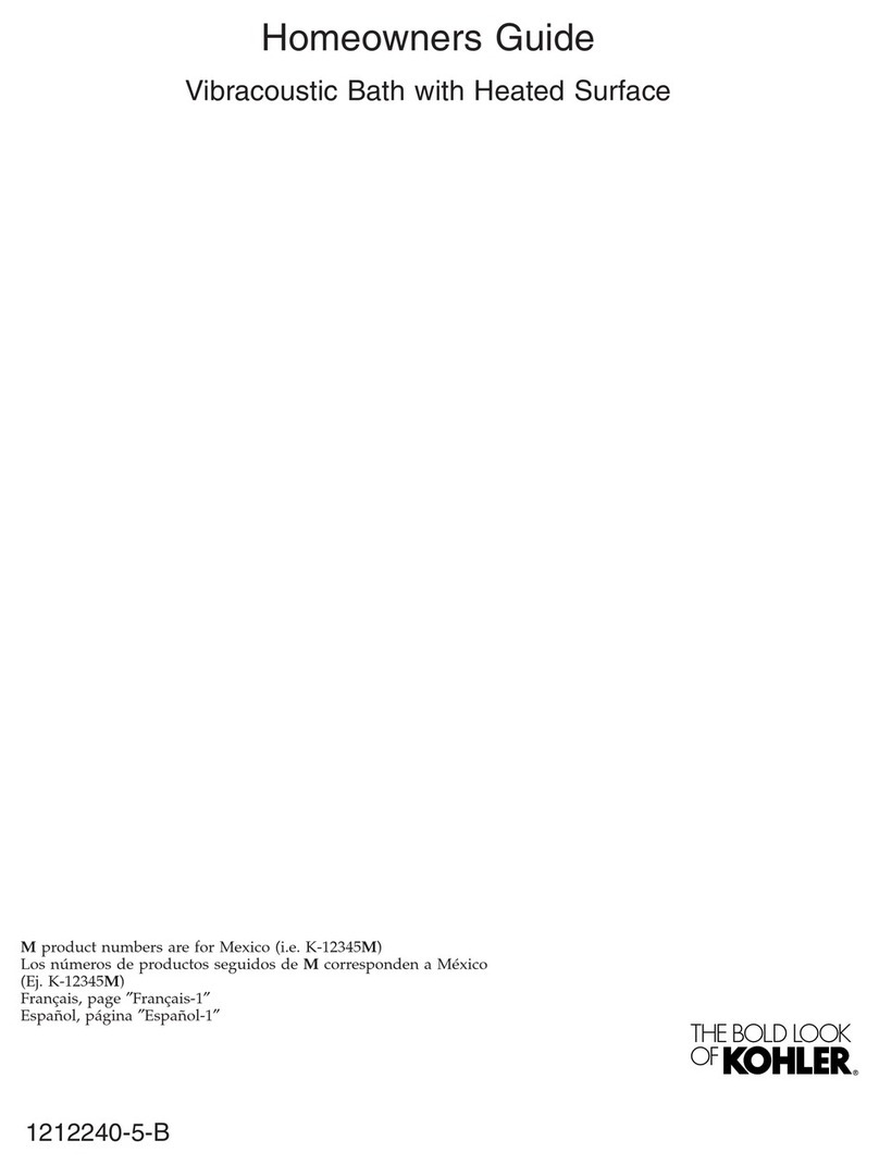 Kohler K-12345M Assembly instructions