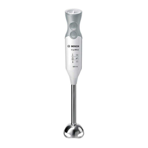 Bosch MSM6 series User manual