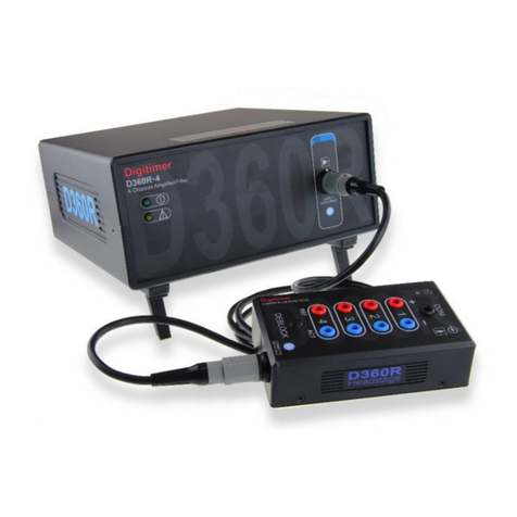 Digitimer D360R-4 Operator's manual