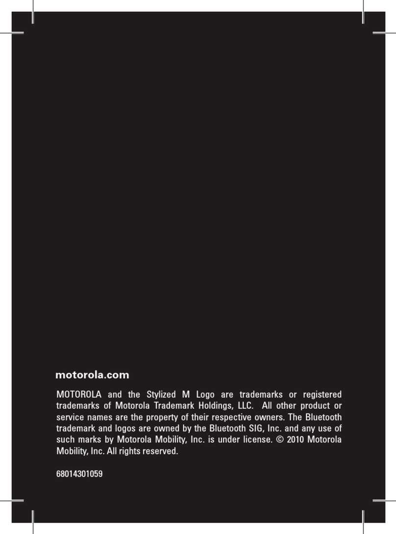 Motorola MILESTONE - User manual