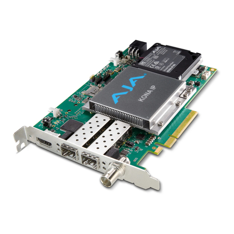 AJA KONA IP Installation and operation manual