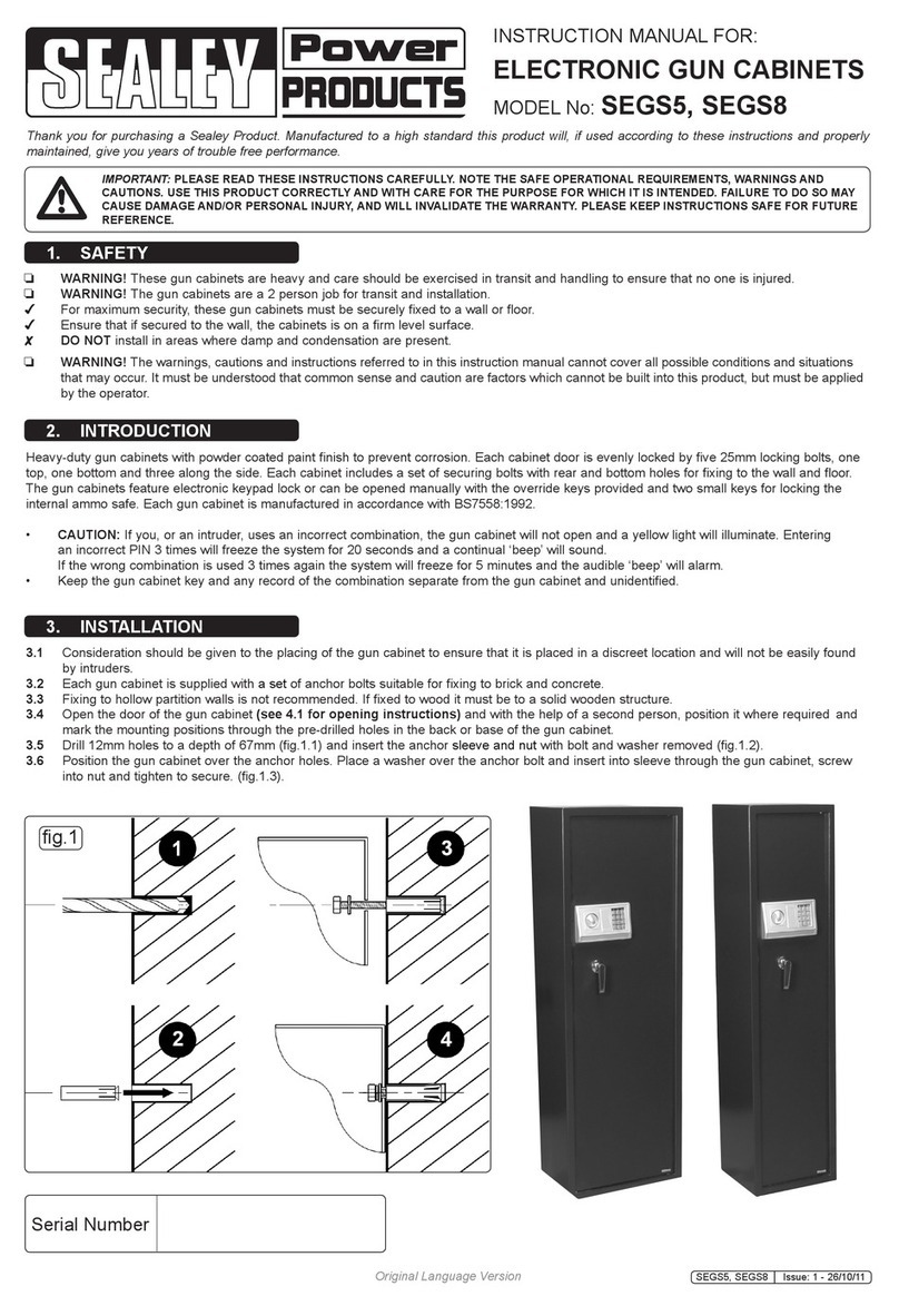 Sealey SEGS5 instruction manual