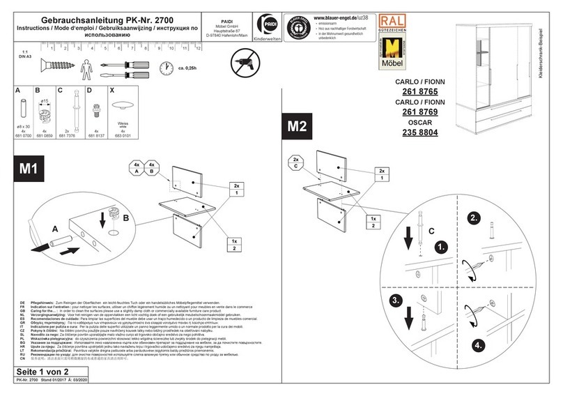 PAIDI CARLO 261 8765 User manual