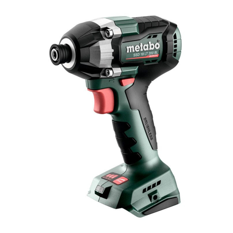 Metabo SSD 18 LT 200 BL Original instructions