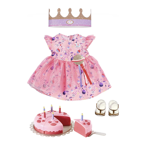 Zapf Creation BABY born Happy birthday User manual