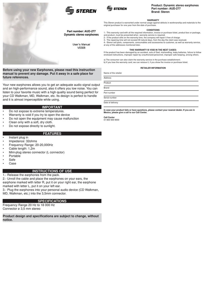 Steren AUD-277 user manual