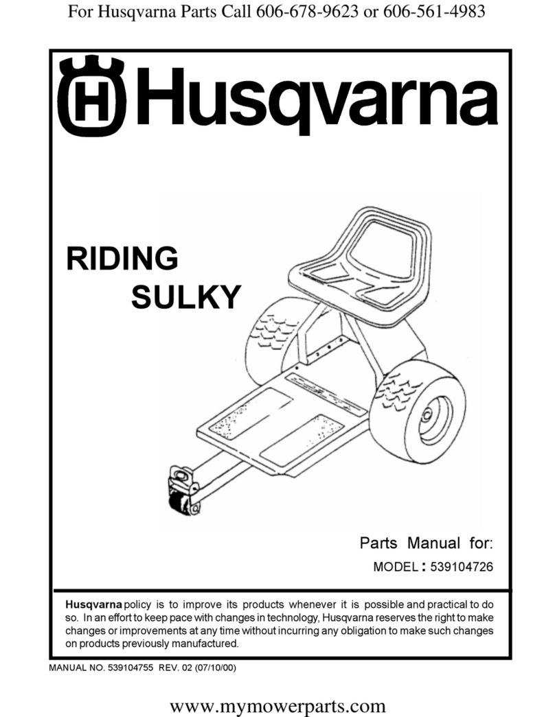 Husqvarna 539104726 quick start guide