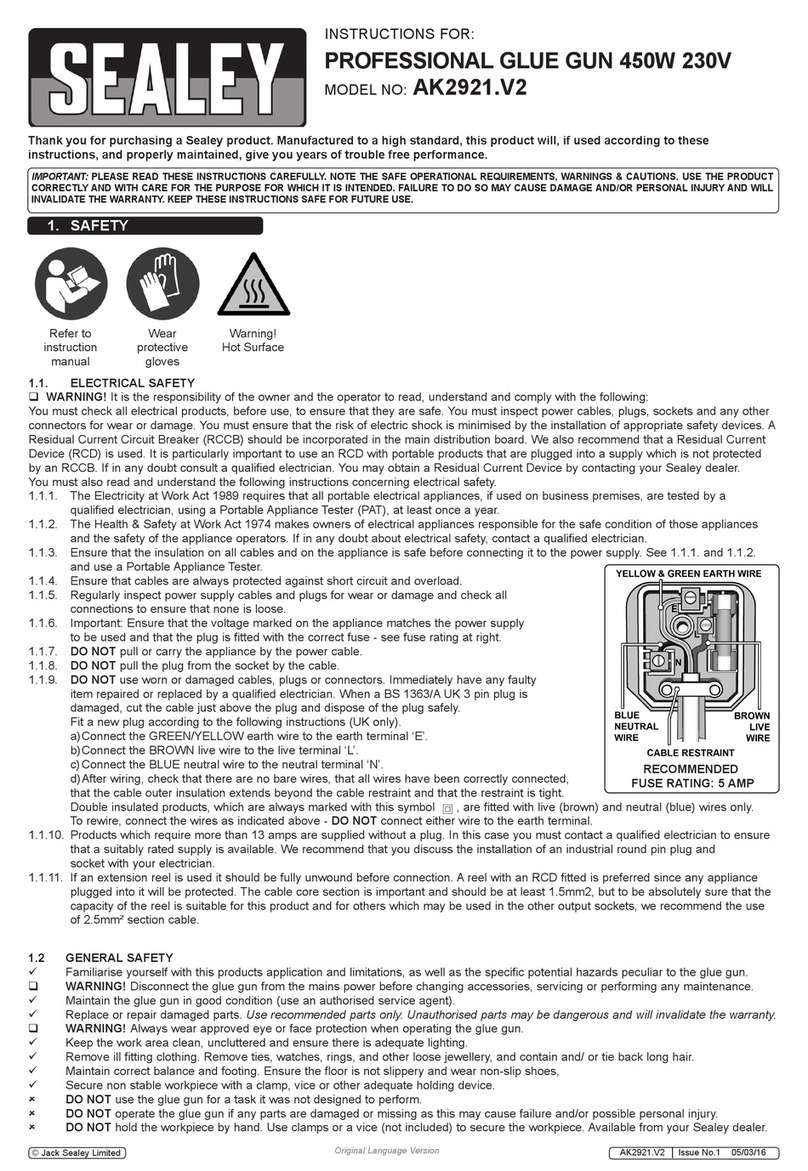 Sealey AK2921.V2 User manual