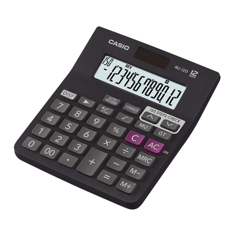 Casio MJ-12D user guide