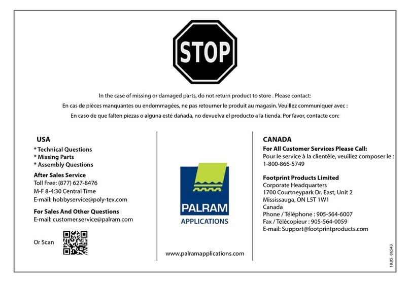 Palram Applications DALLAS NETTING SET User manual