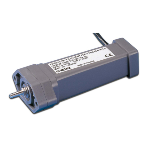 Vaisala PTB210 SERIES user guide