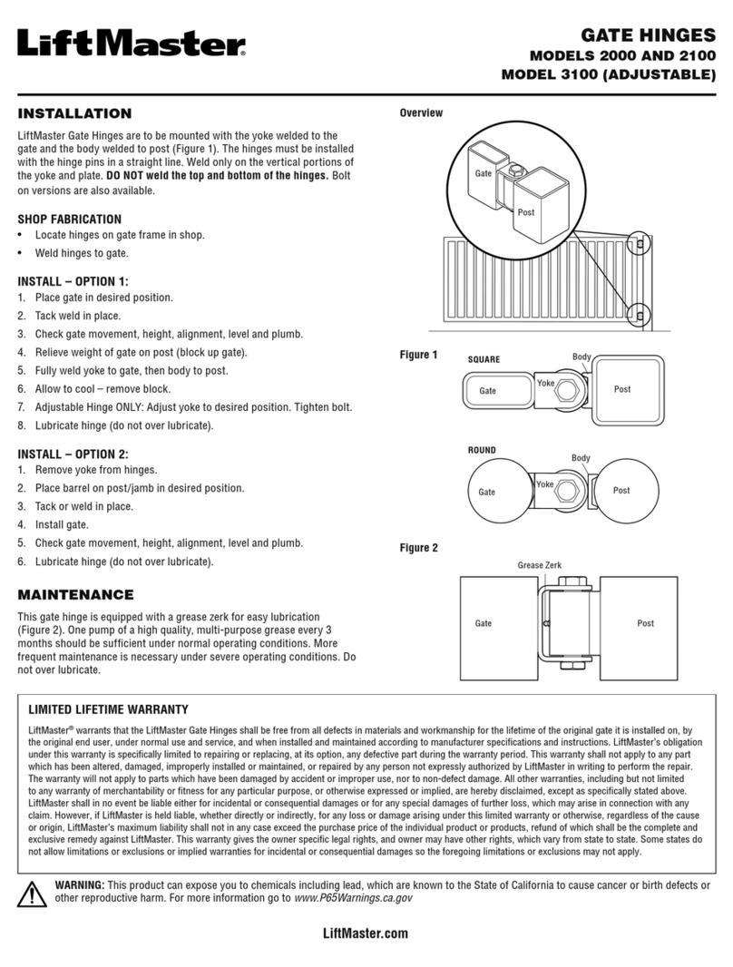 Chamberlain Series 2100 User manual