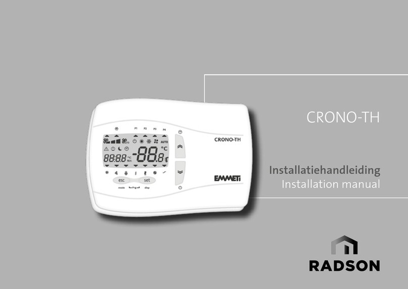 RADSON CRONO-TH installation manual