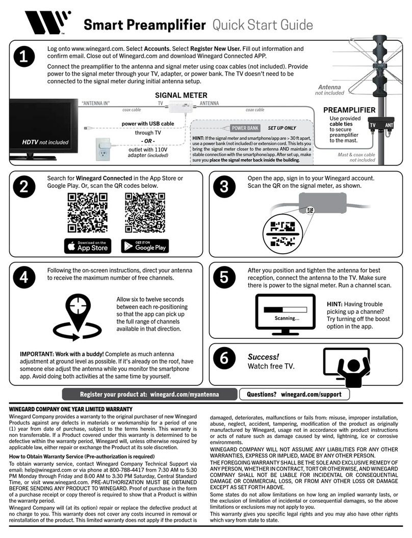 Winegard 2452453 quick start guide