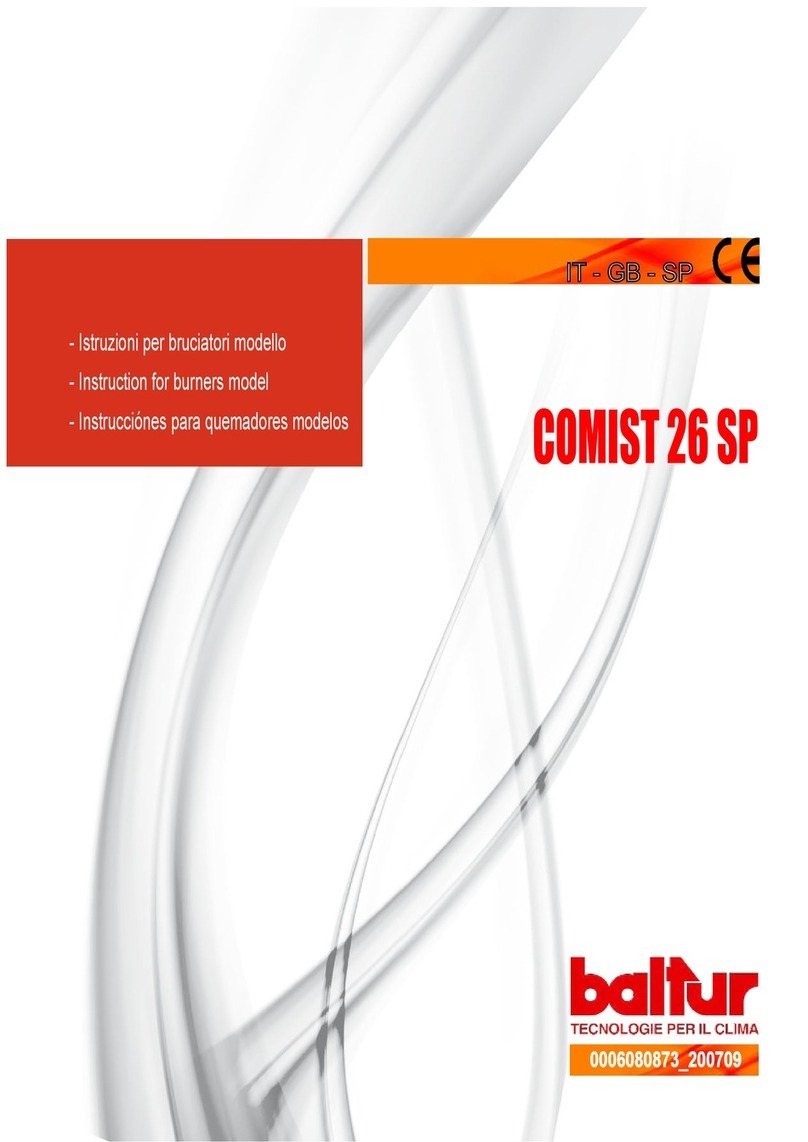 baltur COMIST 26SP Instruction