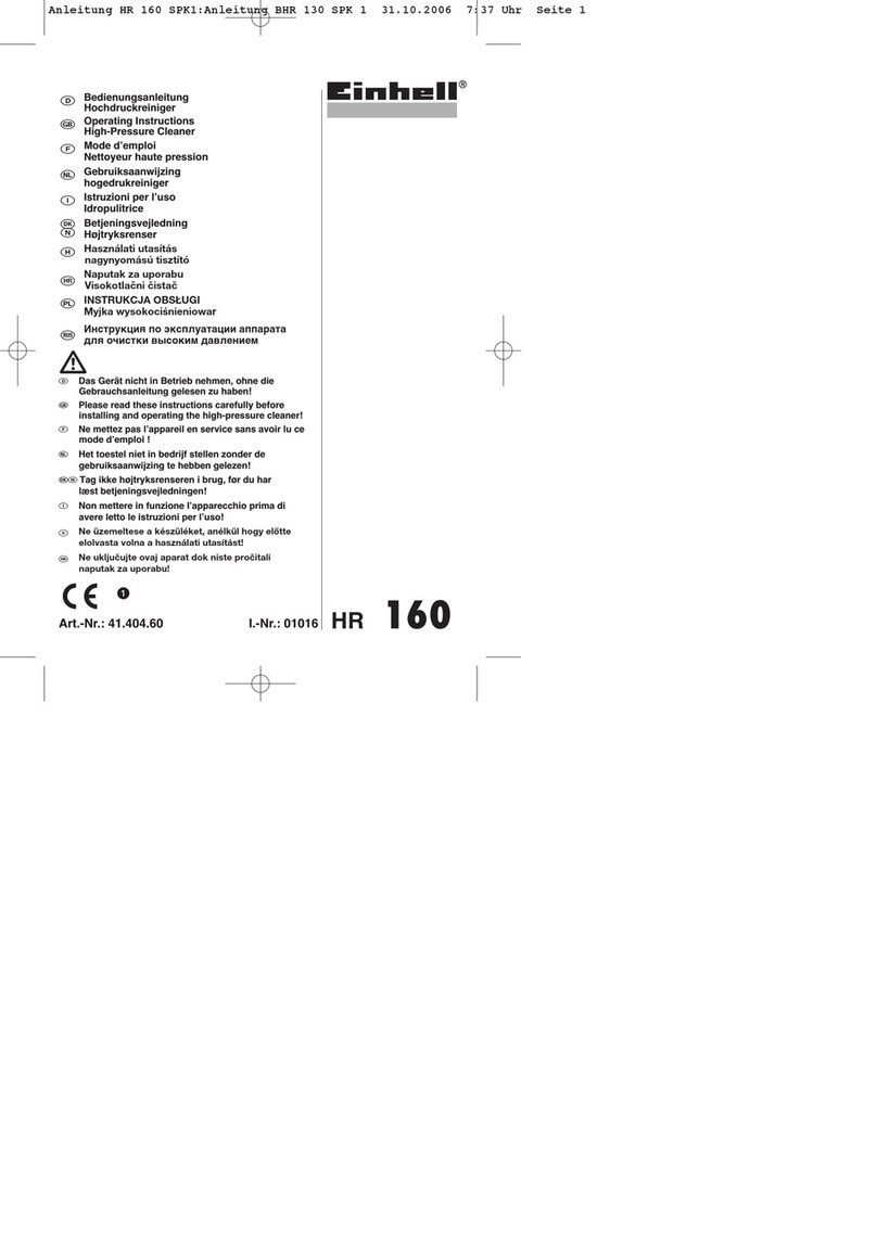 EINHELL HR 160 operating instructions