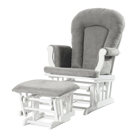 Child Craft Glider Rocker F09470 Series User manual Child Craft Glider Rocker F09470 Series User manual