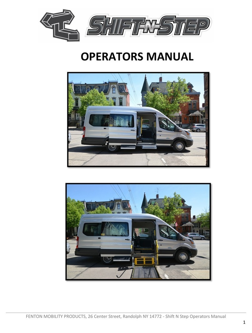 Fenton Shift N Step Operator's manual