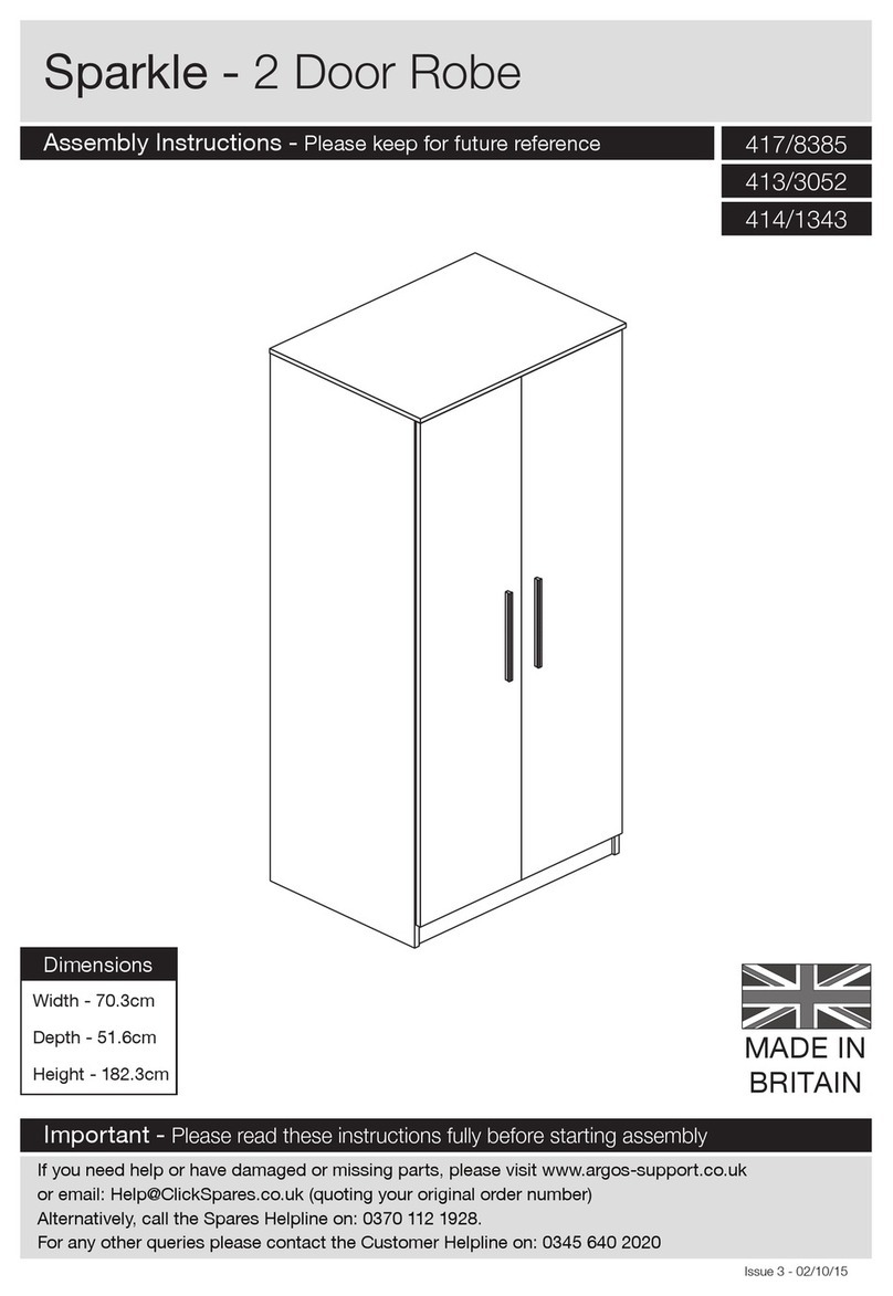 SPARKLE 417/8385 Assembly instructions