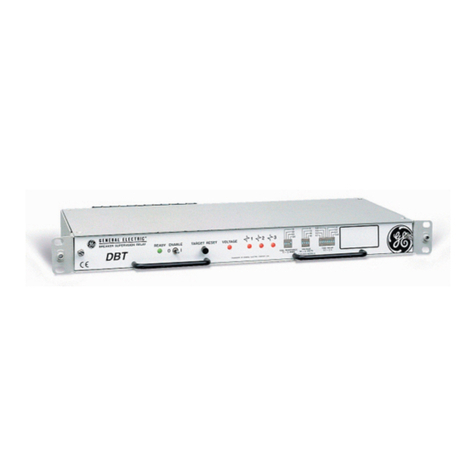 GE Multilin DBT User manual