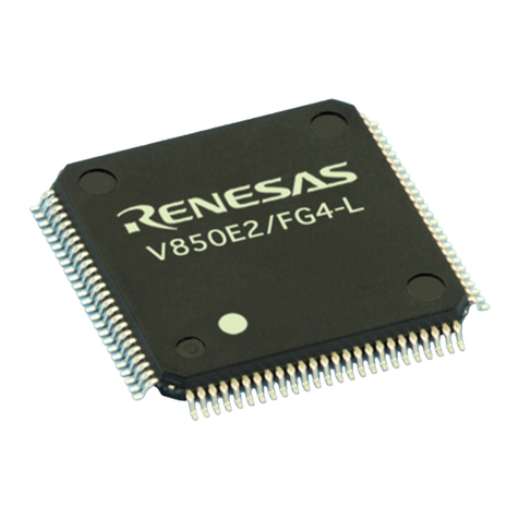 Renesas V850 Series User manual