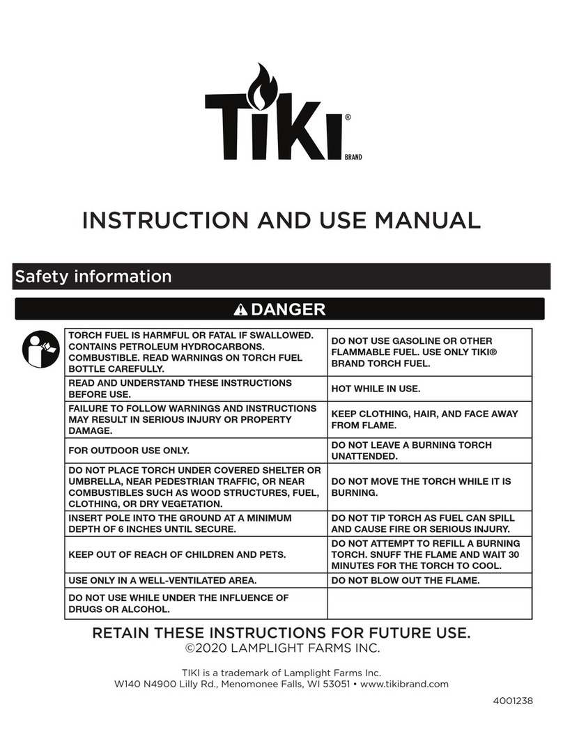 tiki 1118021 User manual