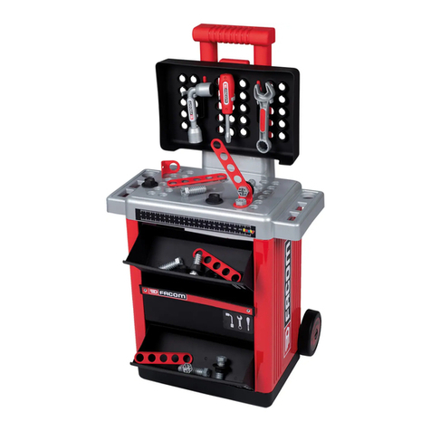 Smoby FACOM WORKSHOP CART 360218 User manual