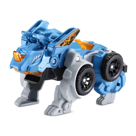 V-tech Switch & Go Triceratops Race Car User manual