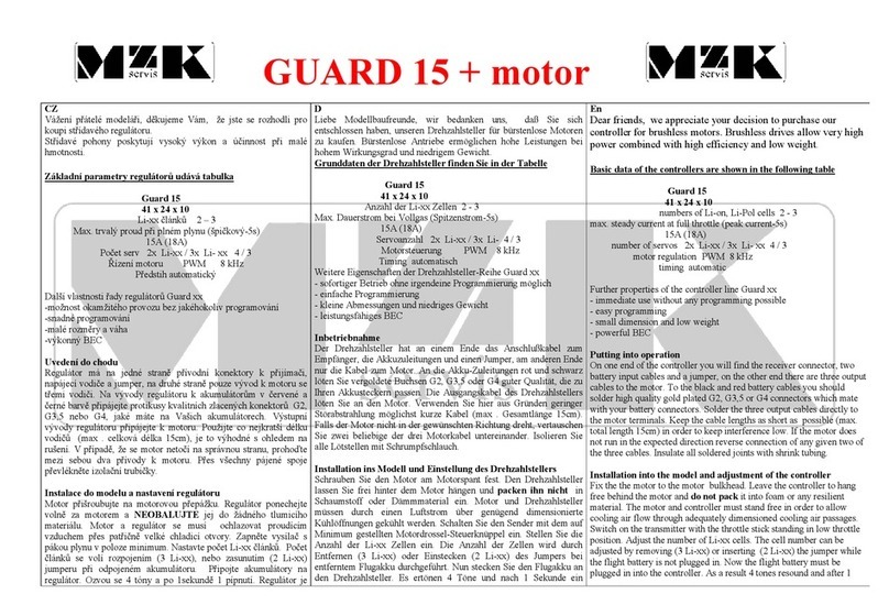MZK Guard 15 manual