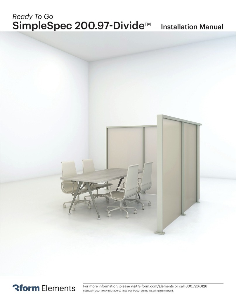 3-form SimpleSpec 200.97-Divide User manual