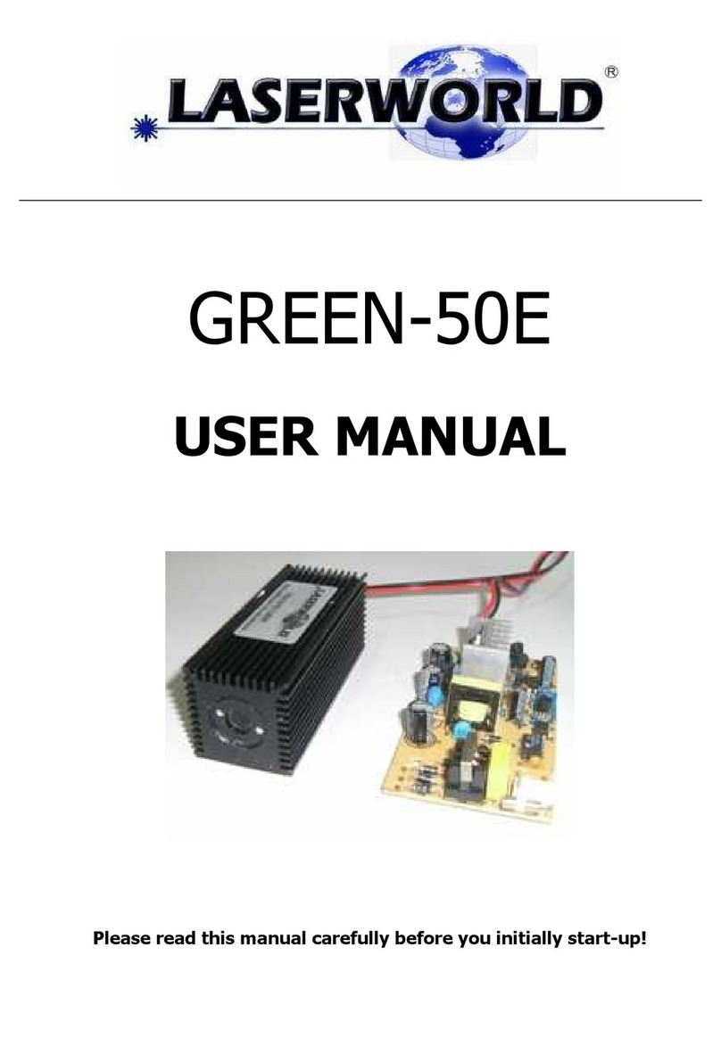 Laserworld GREEN-50E user manual
