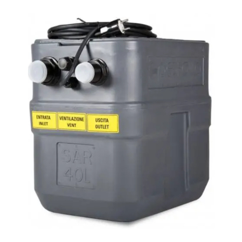 PEDROLLO SAR40 Installation and use manual