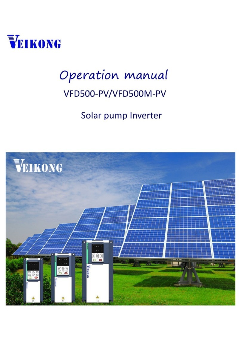 Veikong VFD500-PV Series Operation manual