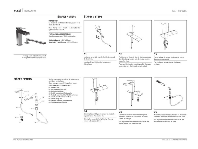 Rubi KALI-RAF22DK User manual