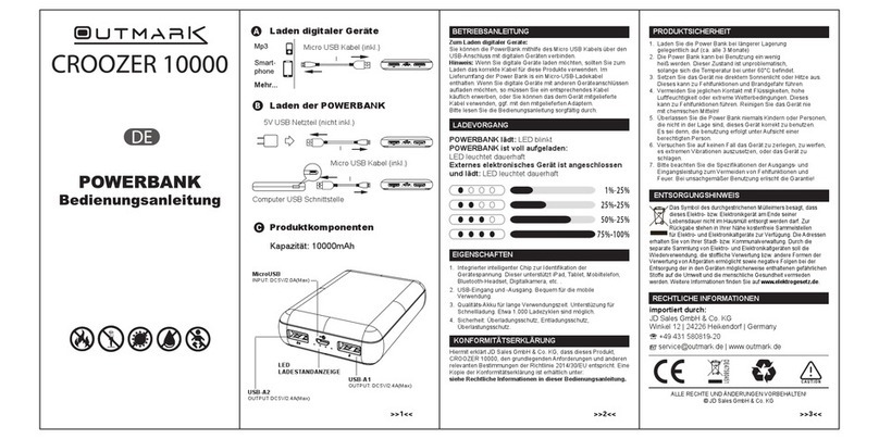 Outmark CROOZER 10000 user manual